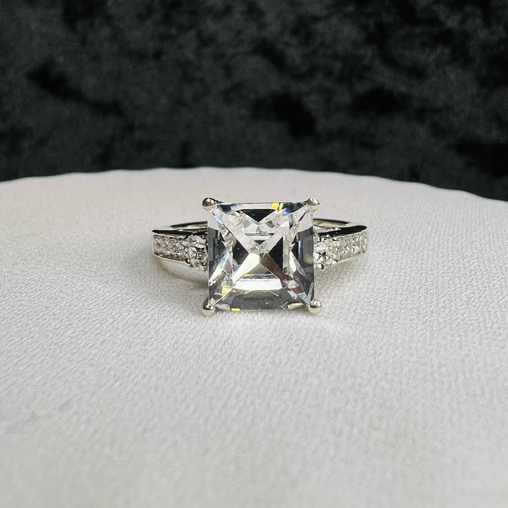 Sterling Silver Swarovski Crystal Ring
